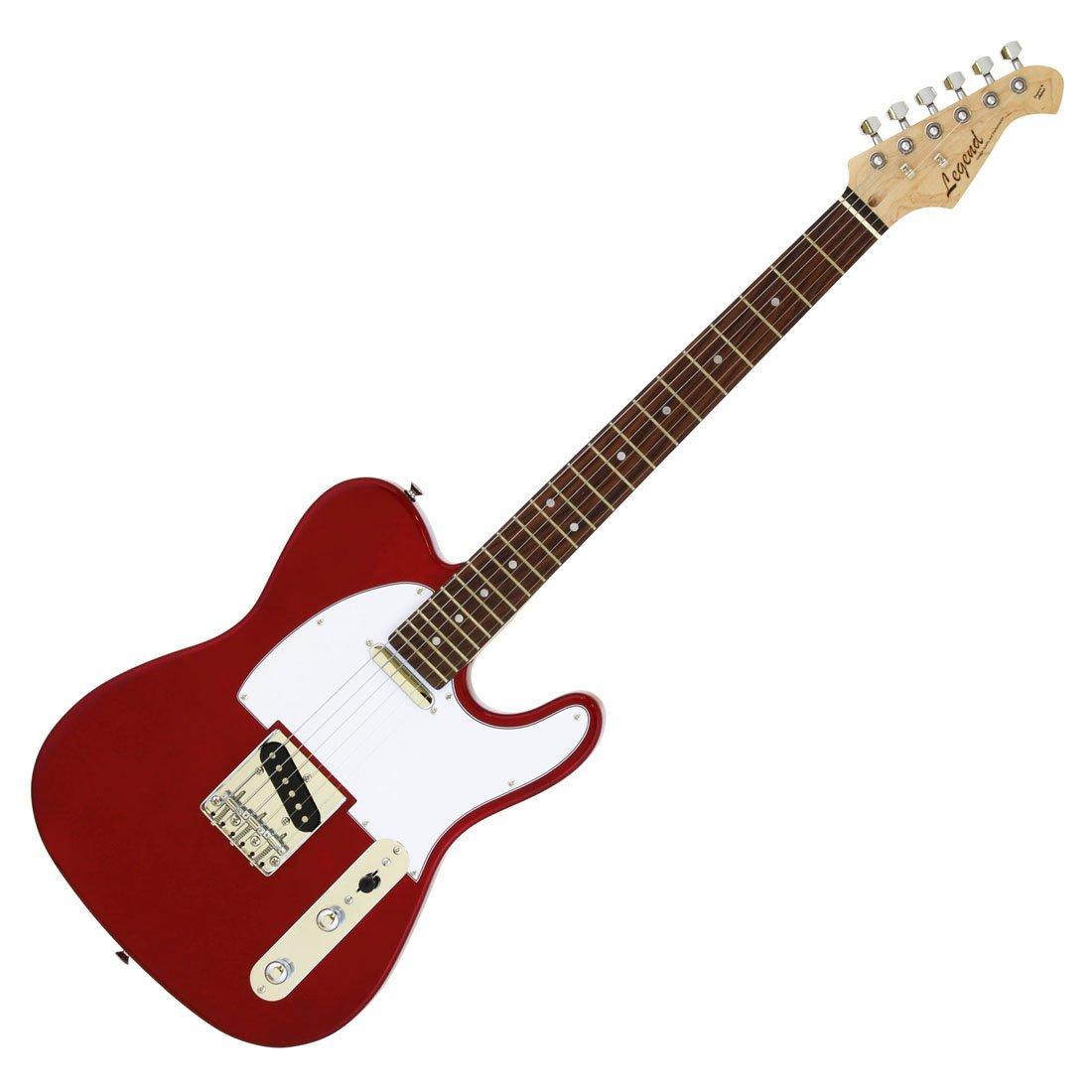 

Legend Электрогитара CA Candy Apple Red Кленовый гриф Палисандровая накладка грифа Тип Telecaster Мягкий чехол в комплекте LTE-Z