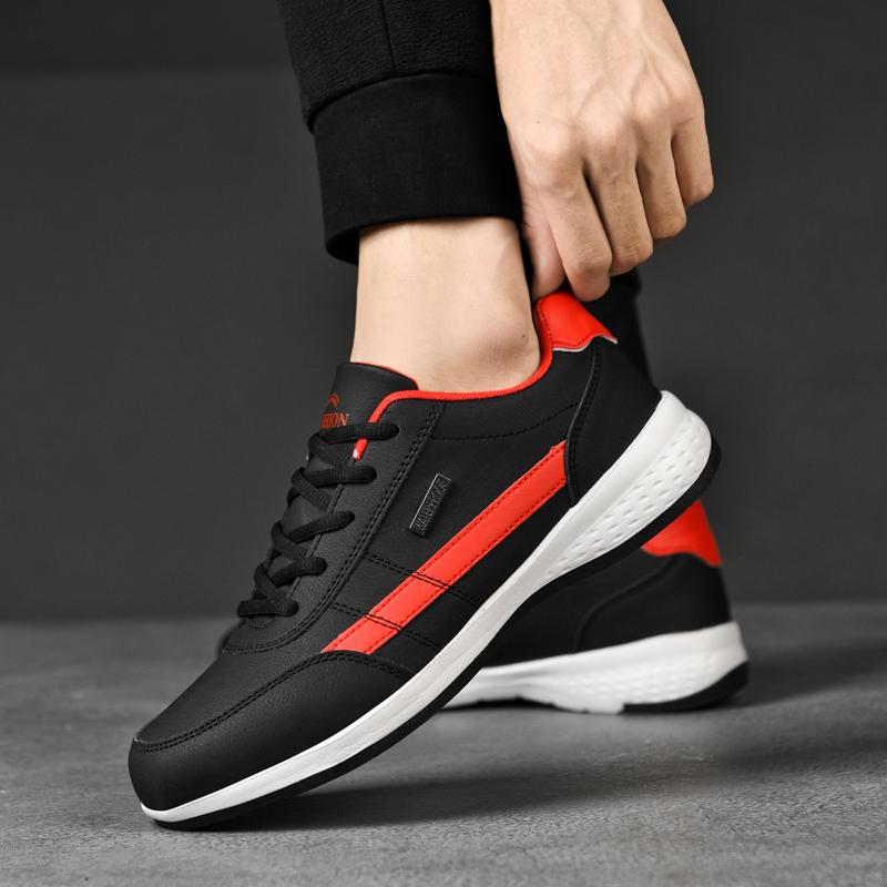Fashion ACKOOR Men Shoes Spring Autumn Waterproof Walking Sneakers Leisure Male Leather Sports Shoes Non-Slip Footwear Tennis for Men