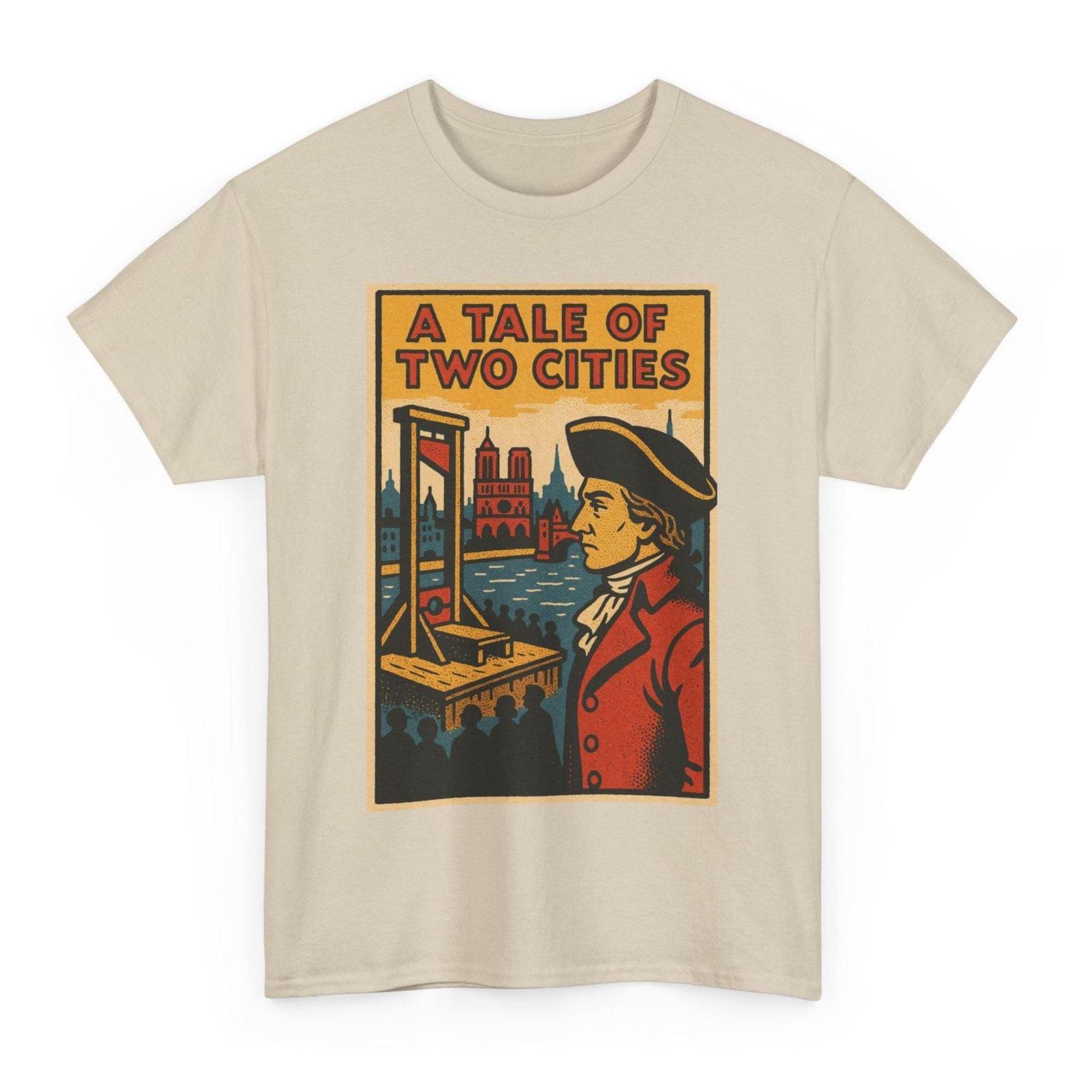 A Tale of Two Cities T-Shirt: Vintage Comic Book Literary Tee L