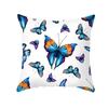 Colorful Butterfly Series Sofa Pillow Cover Nordic Peach Skin Print Office Cushion Pillow Cover Home