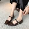 2025 New Women's High-heeled Single Shoes with Fashionable One-shoulder Buckle Design, Sexy Pointed Toe and Comfortable