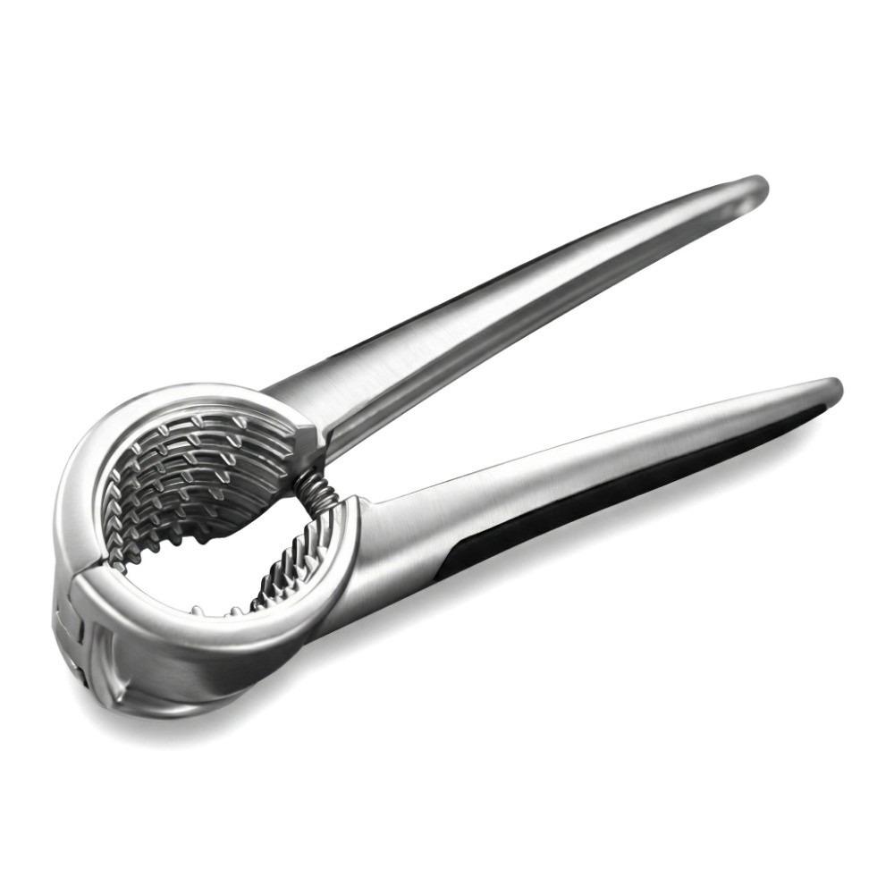 

Easy Operation Metal Walnut Cracker Practical Durable Nut Cracker Heavy Duty Easy To Use Nut Opener Family серебряный