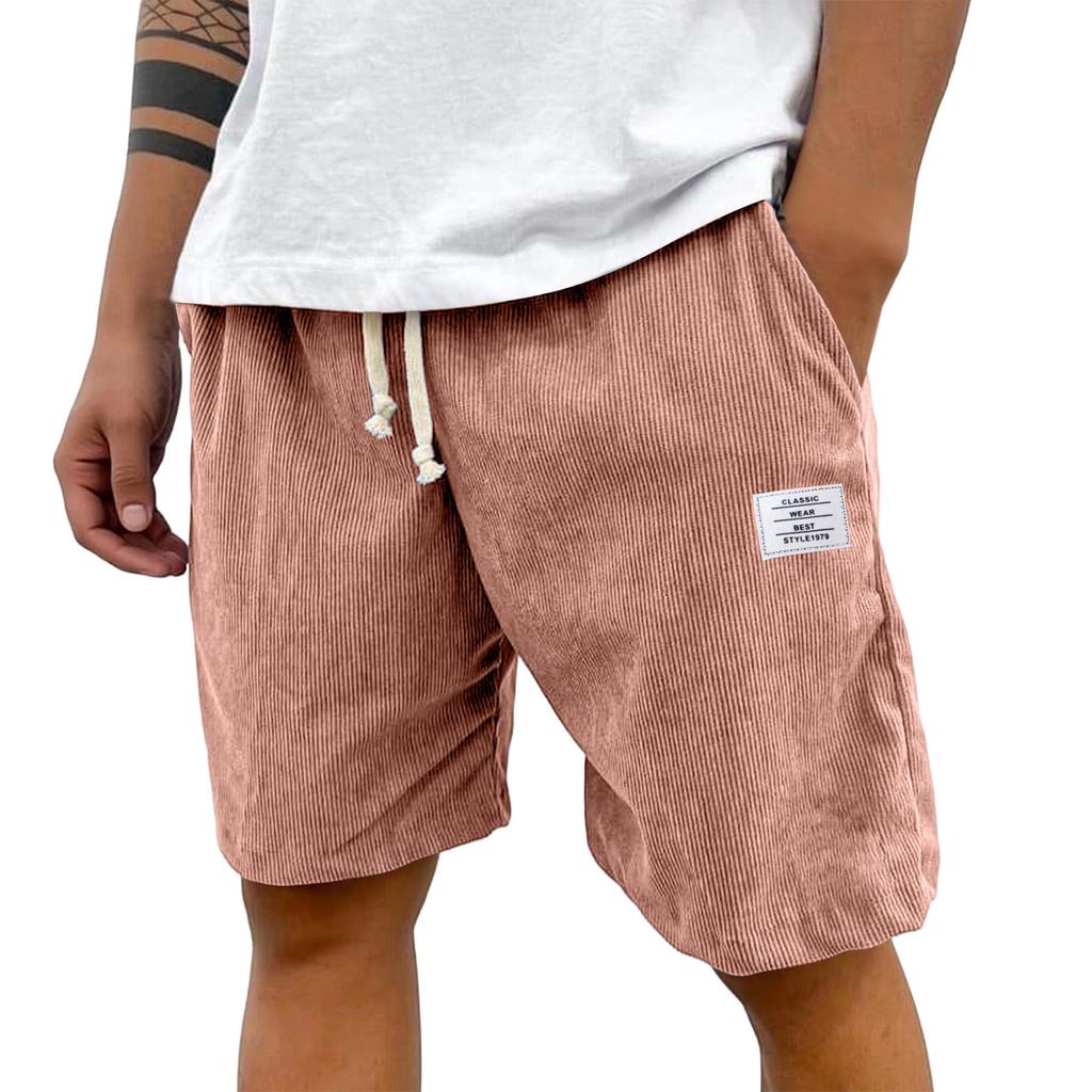 Men's Summer Casual Shorts Men's Fashion Sports Textured Shorts