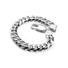 8Mm Men'S Whip Chain Bracelet Popular Plated Thick Platinum Trendy Men'S Silver Jewelry