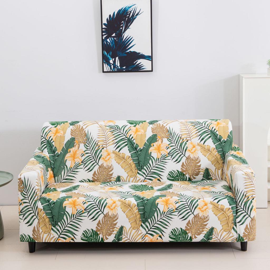Four Seasons Elastic All Inclusive Sofa Cover Printed Anti Cat Scratch Sofa Cover Full Cover Combination Anti Slip Cover