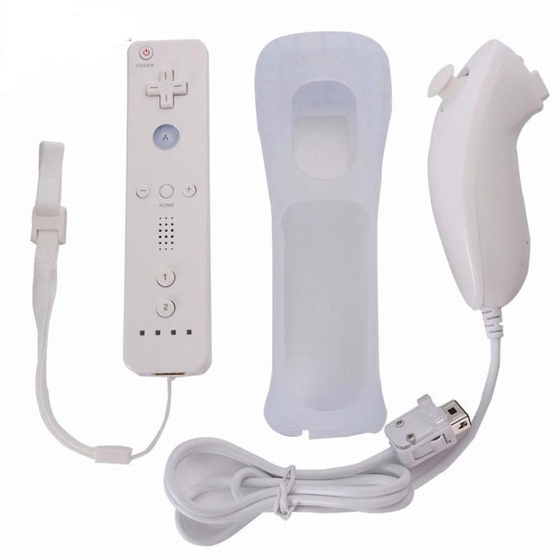 Wii/Wii U Compatible Controller Set: Left, Right, Straight, and Motion Controllers.