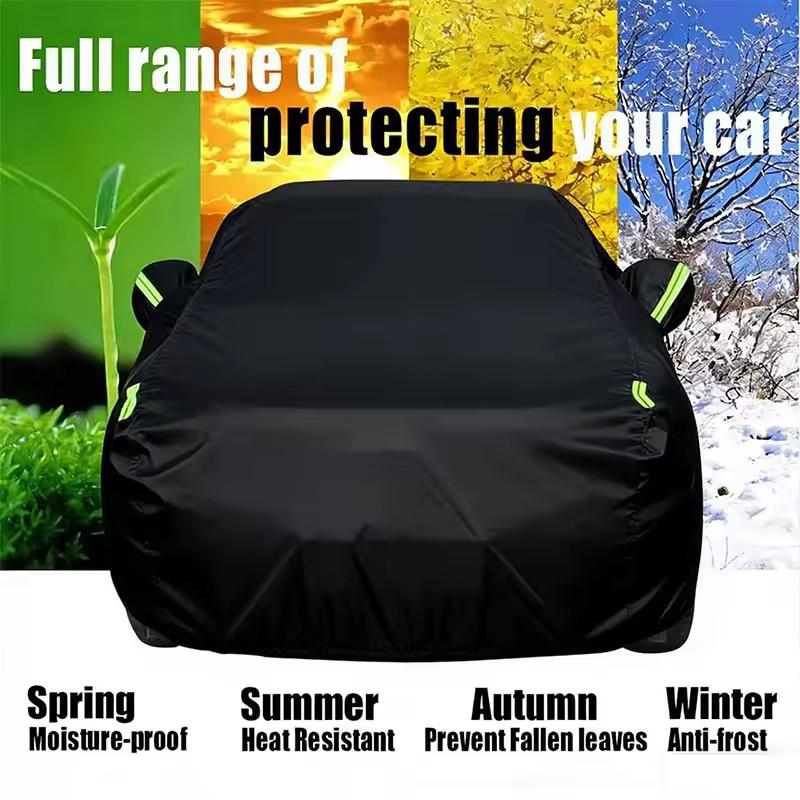 For Tesla Model Y All-Weather Car Covers 6-in-1 Waterproof Dustproof UV Proof Snowproof Scratch Resistant Protection