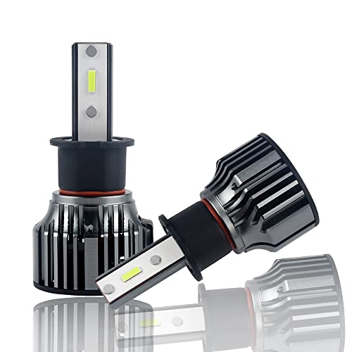 

MAZERO H3 Светодиодная противотуманная фара Лимонно-желтая лампа головного света Противотуманная фара Лаймово-желтый Лимонно-желтый CSP чип с функцией регулировки угла Встроенный вентилятор охлаждения 4000