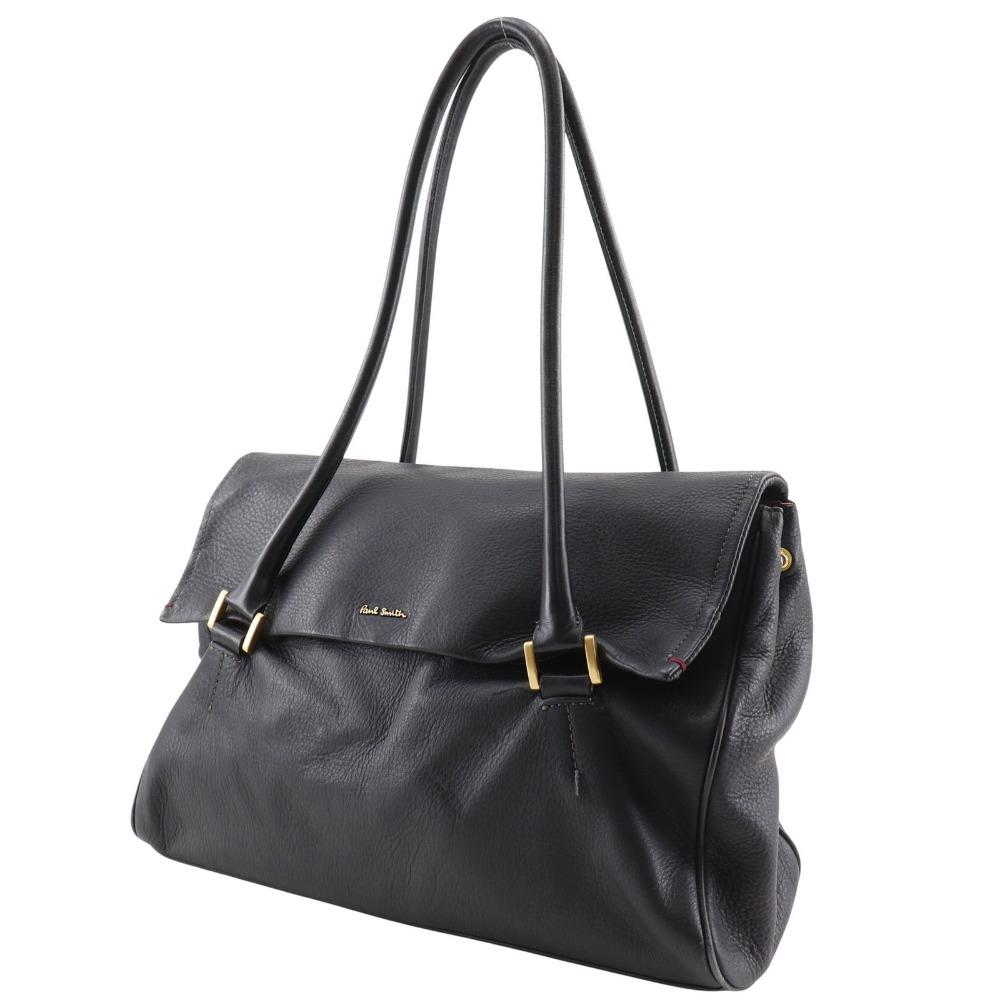 Paul Smith N Jagd Tragetasche PWN150 schwarzes Leder Damen Gebraucht