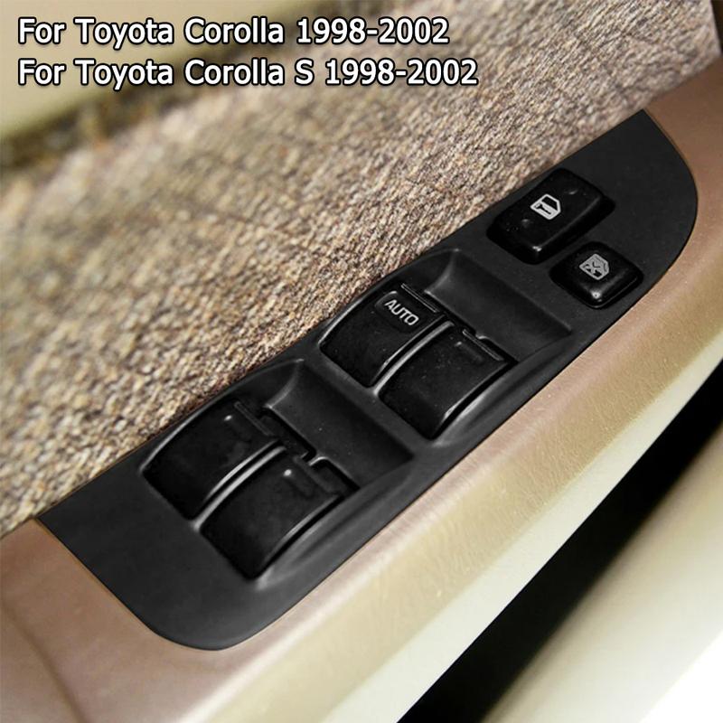 New 980201-02060-C0 Master Window Switch Bezel Panel Trim For Toyota Corolla 1998 1999 2000 2001 2002 74232-02060 74232-02060-C0