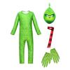 Christmas Green Grinch Kids Onesie Tights Girl