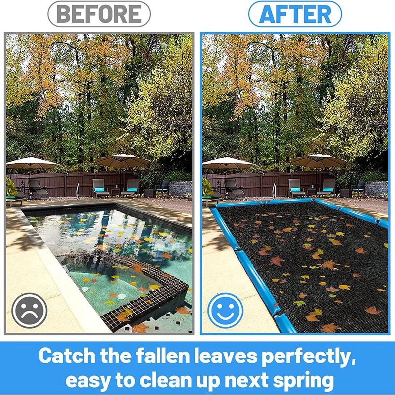 

Pool Leaf Net Cover Leaf Netting For Inground And Above Ground 5x10m Rectangle Pools Fine Mesh Cover Catching Leaves Sunshade 5x10m