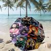 Demon Slayer Druckschirm Automatisches Öffnen/Schließen - Tragbares faltbares Design - Tägliche Nutzung für Reisen/Outdoor - Geschenk zum Geburtstag