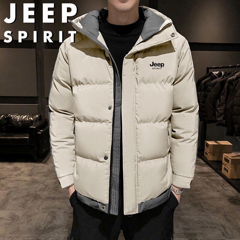 JEEP SPIRIT Men's Hooded Winter Puffer Jacket