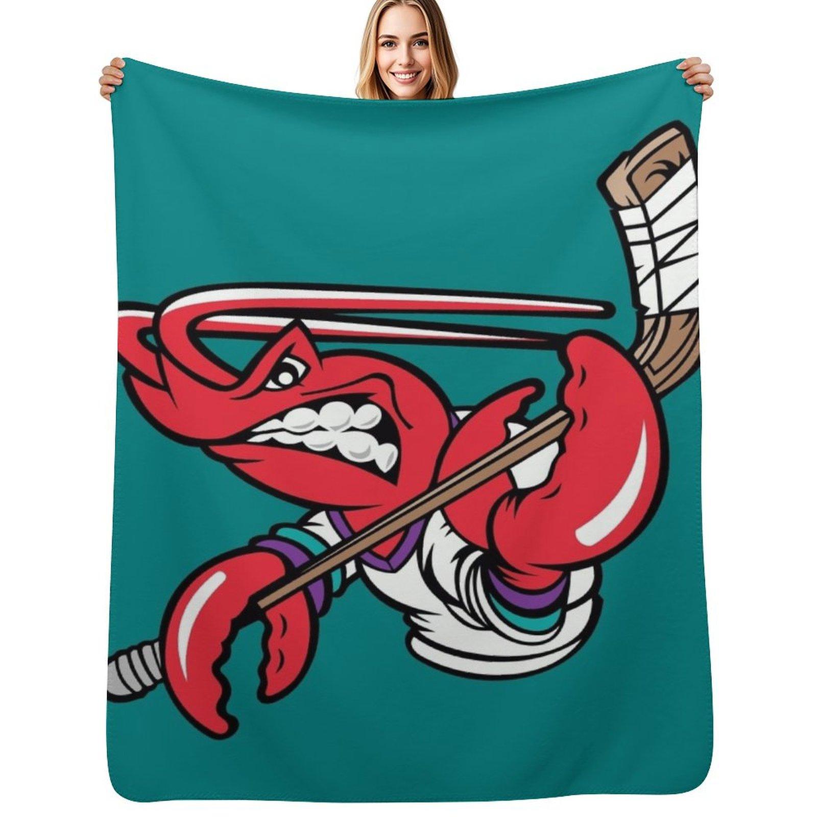 

Bossier Shreveport Mudbugs Throw Blanket Summer Cool Breathable Blanket for Sleeping 102x76cm(40x30in)