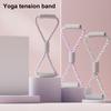 Figure 8 Fitness Resistance Band with Anti-slip Handle Portable Arm Shoulder Stretch Training Exercise Elastic Braided Strap Tension Rope