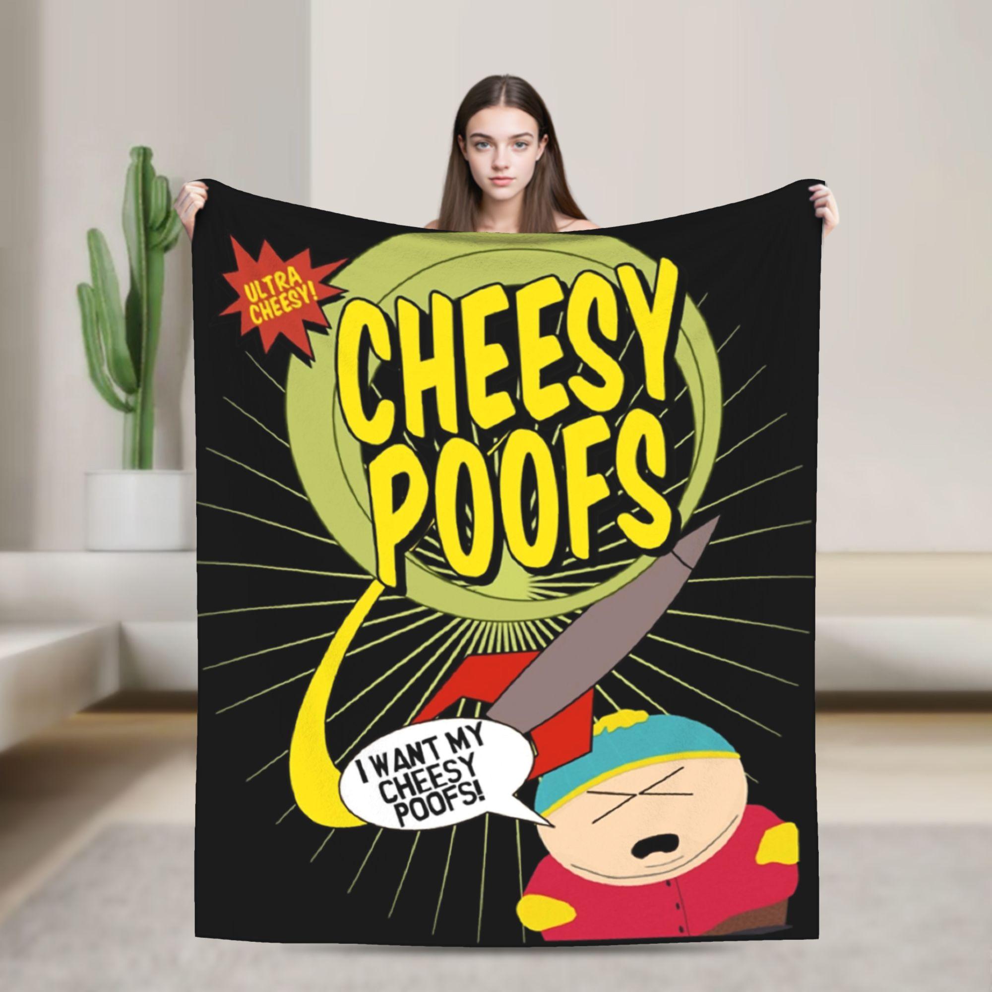 

Супер Мягкий Плед Southpark Cheesy Poofs Премиум Фланелевый Флис Легкий Плед для Кровати Теплые Плюшевые Пледы Все Сезоны 100x150cm