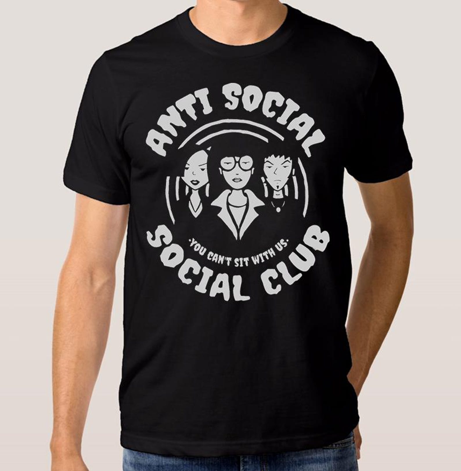 Daria You Can t Sit With Us T-Shirt, Men s and Women s Sizes XL