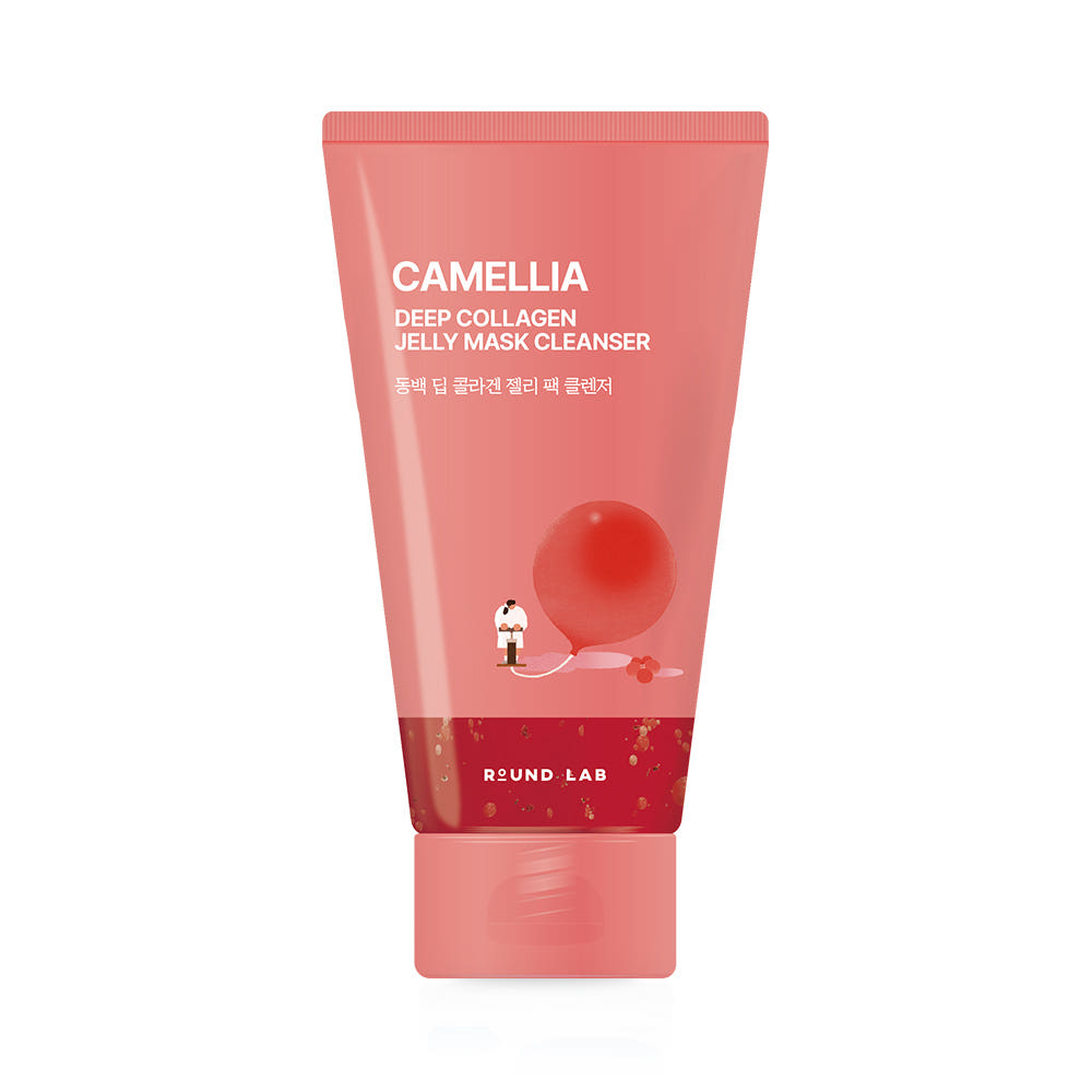 Round Lab Camellia Deep Collagen Jelly Pack Cleanser 150ml PDRN & Collagen Hydrating Facial Cleanser