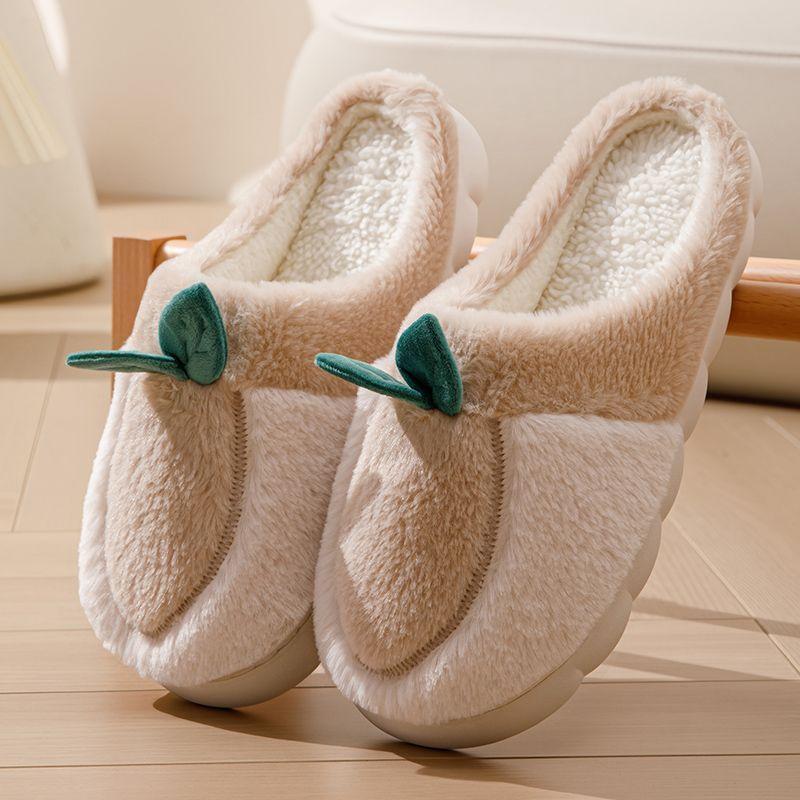 Baumwoll-Cartoon-Thermoslipper für drinnen Baumwollplüschslipper Baumwollslipper rutschfest