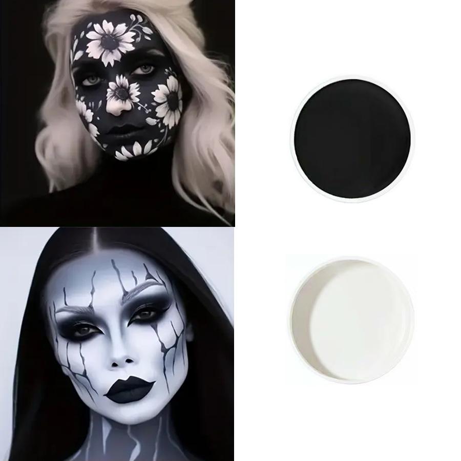 12-Color Fluorescent Face & Body Paint for Halloween, World Cup, and Theater