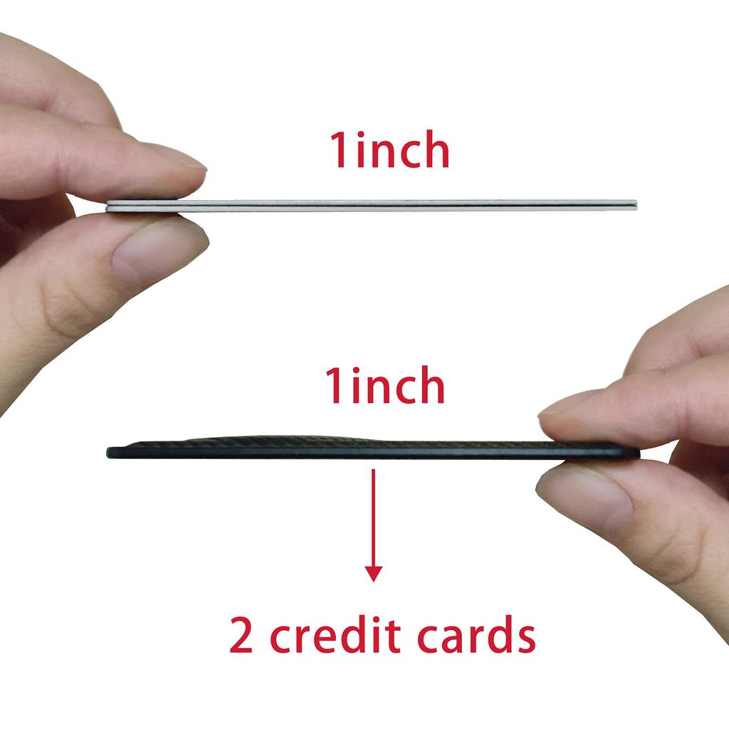 Mutural Portable Case for AirTag Trackers, Credit Card Size Cards, AirTag Compatible, Slim, Secure, and Loss-Proof for Wallets, Purses, Backpacks,