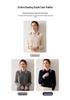 Women's Contrast Color Cashmere Polo Neck Sweater - Autumn & Winter Collection