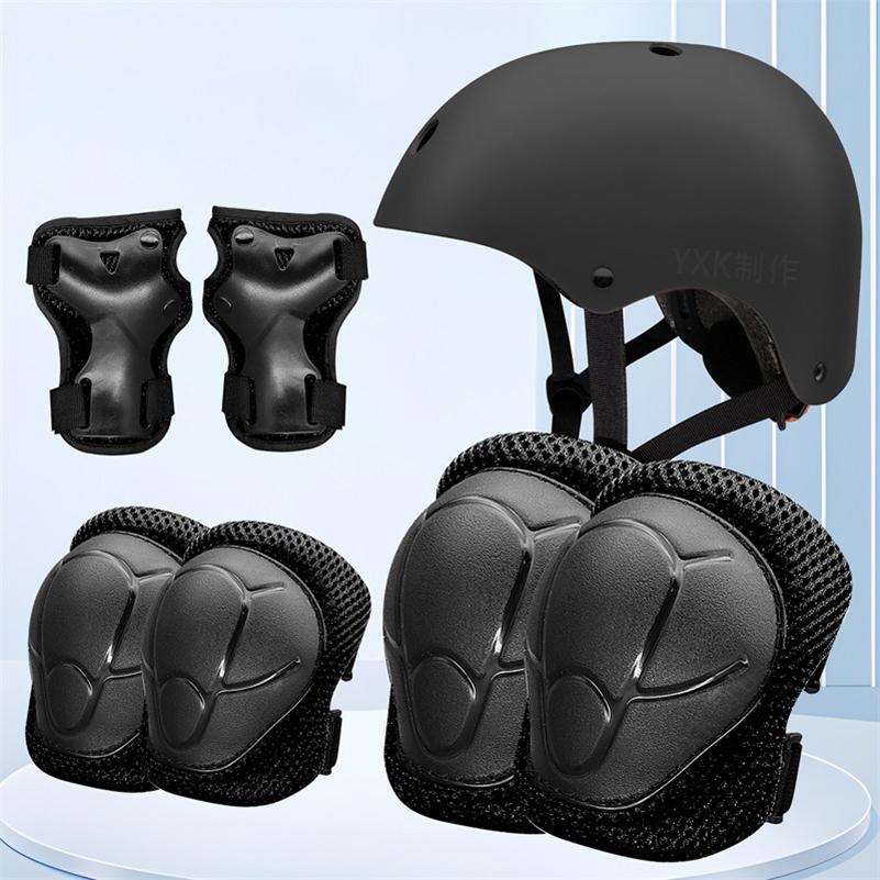 Child protective equipment helmet elbow knee pads for girls aged 3 4 5 6 7 8 9 10 11 12 year boy Suitable for roller skating and skiing