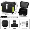 Versatile Waterproof Motorcycle Tail Box - Large Capacity, Detachable Rear Trunk for Bikes