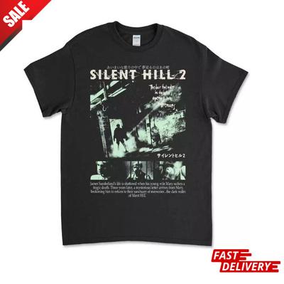 New Silent Hill 2 Black Shirt, Horror Survival Gaming Shirt_reprint_<wbr/>hot Item !!! Unisex T-Shirt