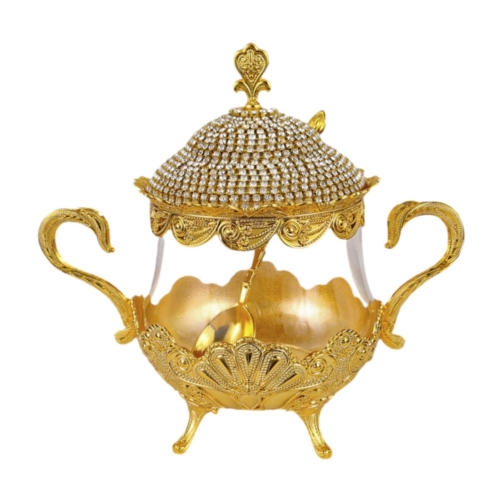 

Сахарница с крышкой и ложкой-держателем для сахара для домашнего стола ресторана кухни