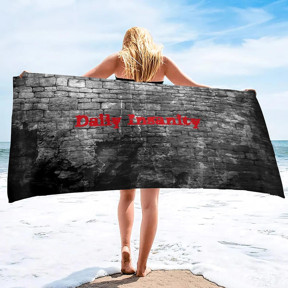 

Vibrant Towel - Soft Microfiber for Travel, Pool & Spa - Ideal Gift for Patriotic and Outdoor Enthusiasts W40*H60(CM)