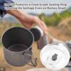 Camp Tea Kettle Stainless Steel Camping Kettle with 2*300ml Cups Anodized Aluminum for Outdoor Outdoor Camping Cookware