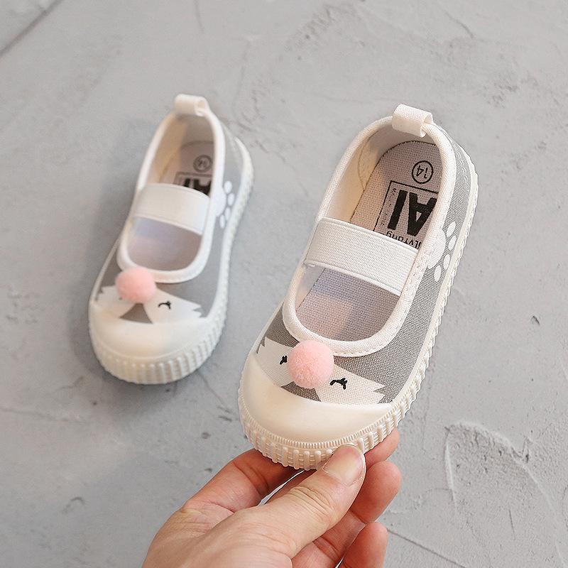 Tenisky Dětské boty Podzim Nové Kreslené Dívčí boty Dětské plátěnky Měkká podrážka Dětské boty Roztomilé Univerzální Chlapecké tenisky Zapatillas Niño