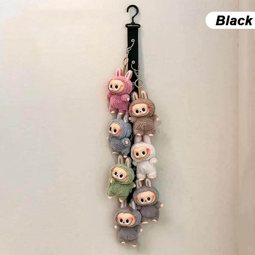 Non-Toxic Doll Pendant Storage Rape Tool Cabinet Door Decor Accessories For Dolls Storage Bag With Hanging Hook Doll Pendant Storage Rope