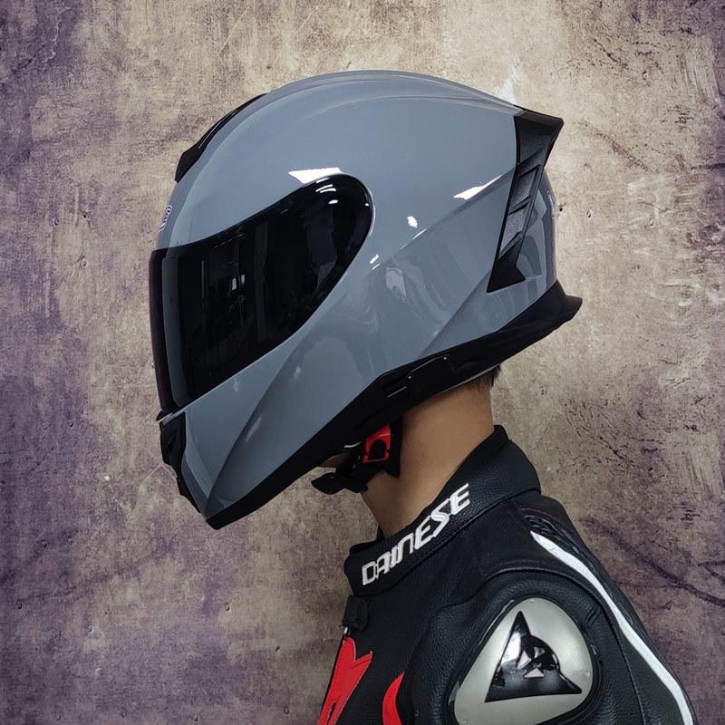 Dual Lens Motorcycle Helmet Motorcycle Travel Helmet Electric Vehicle Adult Safety Helmet