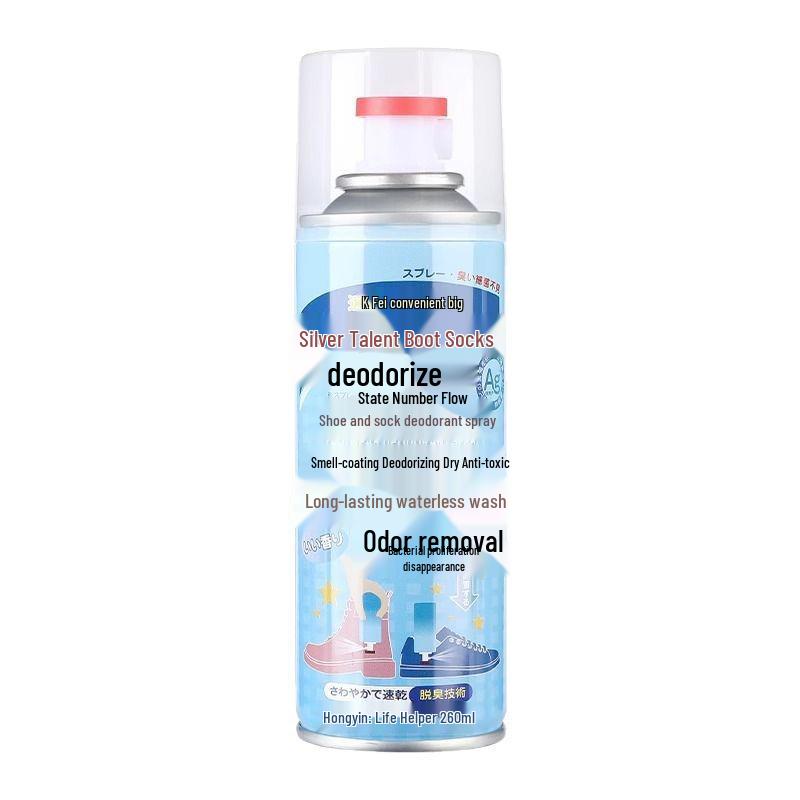 Shoe & Sock Deodorizing Spray - Eliminates Foot Odor, Refreshes Shoes, Neutralizes Sweat & Odors, Leaves Pleasant Fragrance