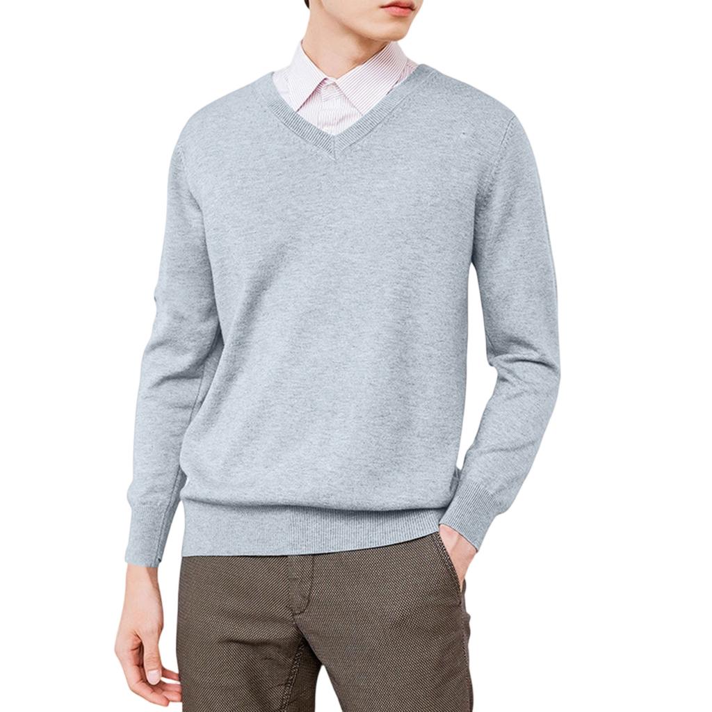 Men's V-Neck Leisure Keep Warm Sweater