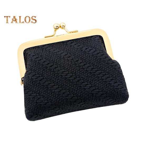 

Мини-портативный кошелек для монет из искусственной кожи с замком-поцелуем, многоцелевой кошелек для ключей, наушников, безделушек, помады, косметических принадлежностей, сумка для хранения с чёрный