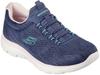Кроссовки Skechers Summits Fun Flare Slip-On темно-синего цвета