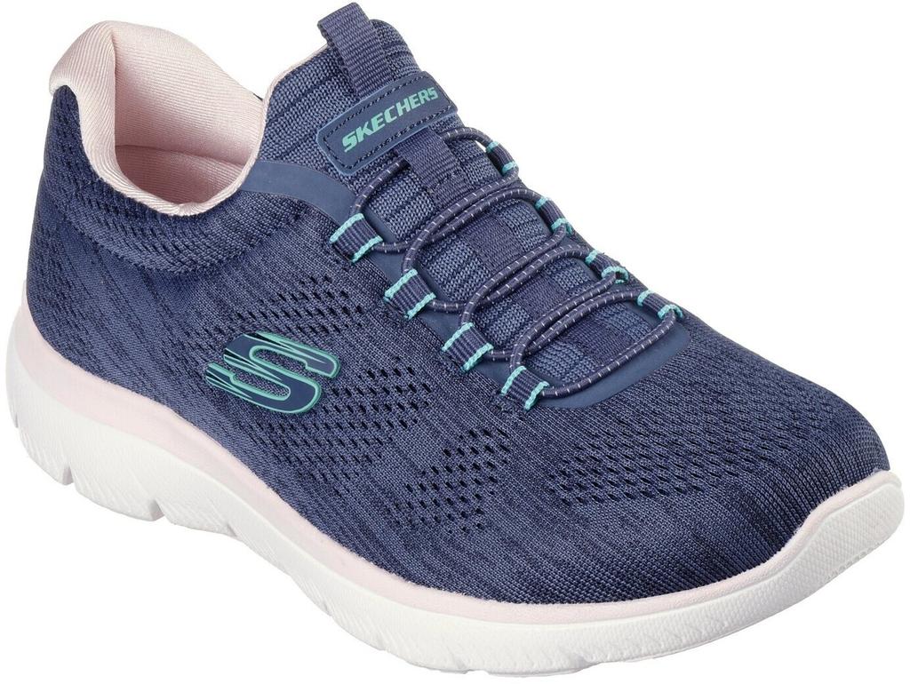 Кроссовки Skechers Summits Fun Flare Slip-On темно-синего цвета