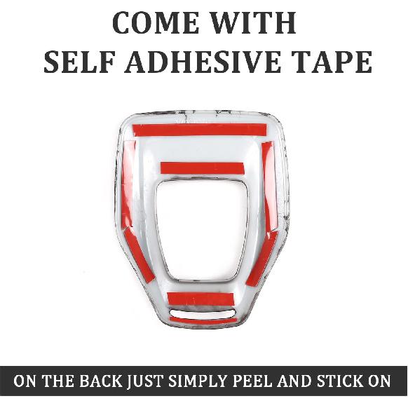 TOYCIDFG Car Gear Shift Knob Panel Cover Trim Frame for Alfa Romeo Stelvio 2020-2023 ABS Carbon Fiber Pattern Car Accessories