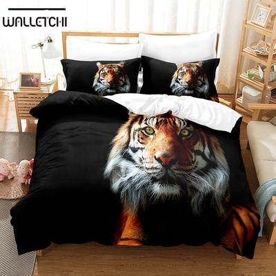 3D The Tiger Series Bedding Sets Duvet Cover Set With Pillowcase Twin Full Queen King Bedclothes Bed Linen