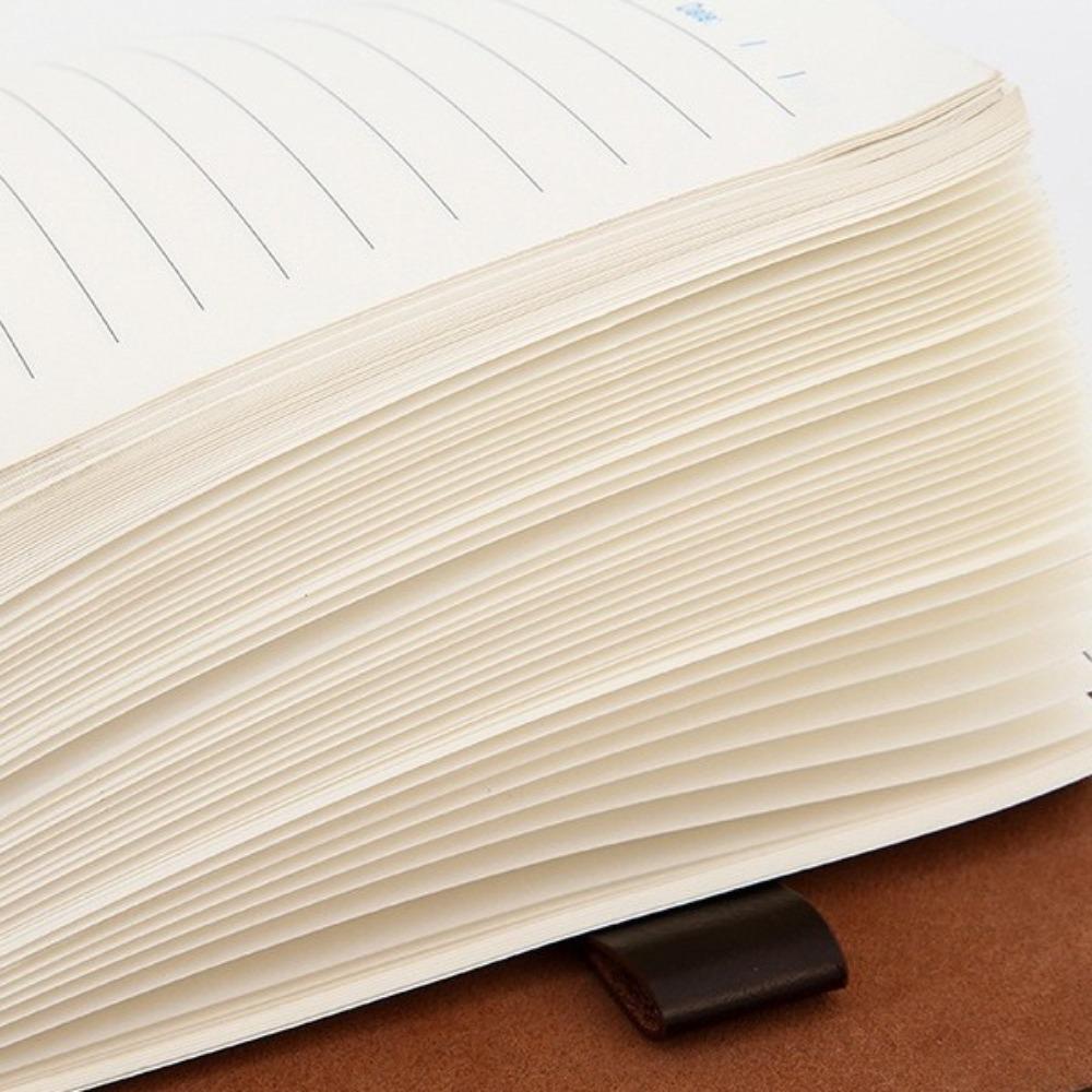 Retro Loose Leaf Notebook Refillable Business Notepad Diary Book PU Leather Binder Notebook Office