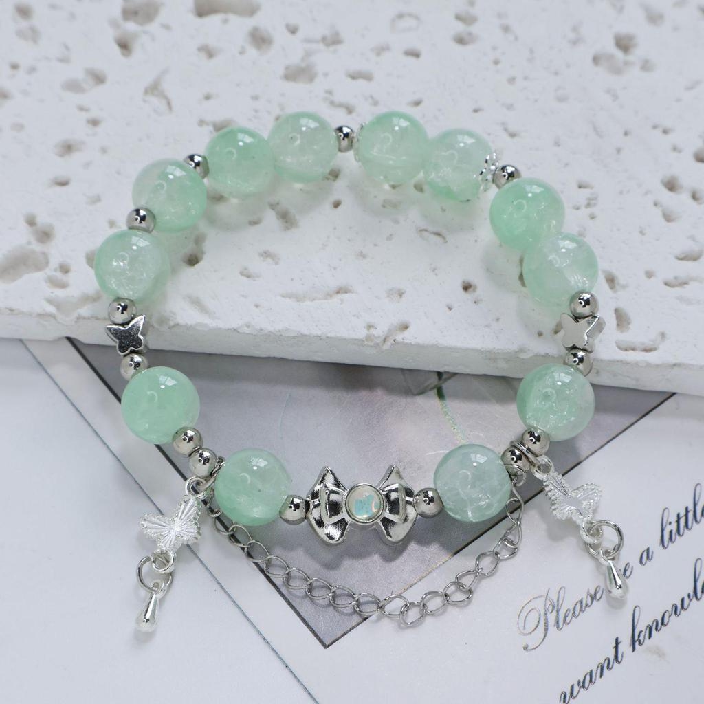 Mori Style Mermaid Crystal Bracelet – Versatile Niche Design for Women, Ideal for Students and Best Friends