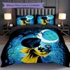 1PC Coraline Pattern Bedding Quilt Set Quilt Cover Pillowcase Home Decoration Birthday Gift (1 * Duvet Cover + 2 * Pillowcase, Without Core)