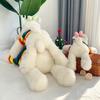 Cute West Highland Dog Doll Plush Toy Simulation Scribbled Puppy Sleeping Long Pillow Rag Doll