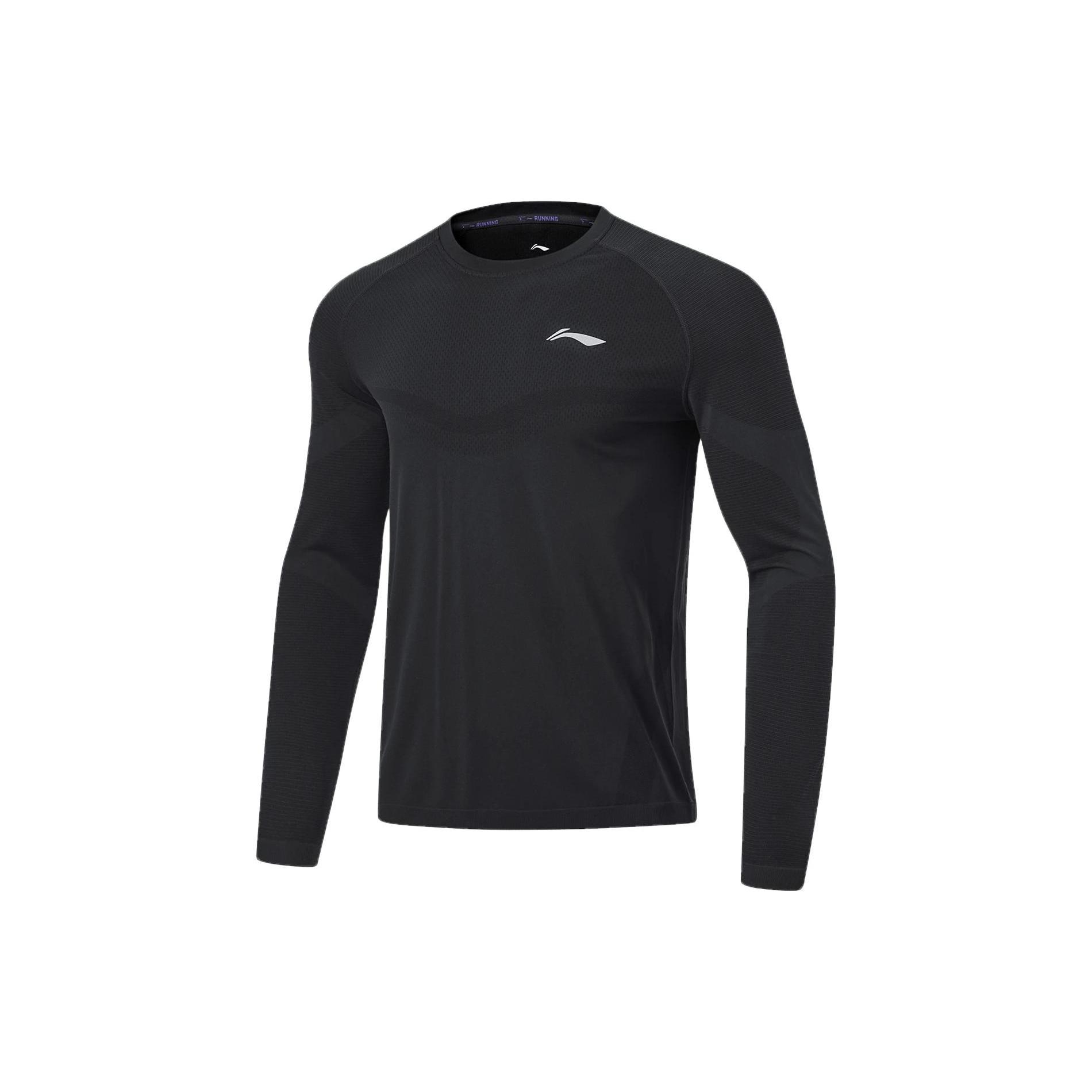 Li Ning Li Ning Running Collection T Shirt Men s Black ATLT077-1 XXL
