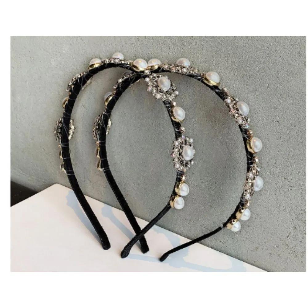 Women s Cubic Jewel Headband Daily Point Hairband Hair Accessory