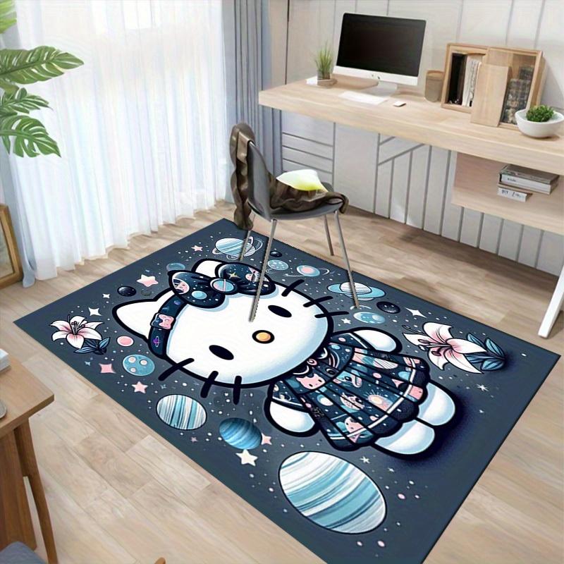 1pc Hello Kitty Space Adventure Rug - Cute Cartoon Decor, Office Carpet, Home Decor Giftz143